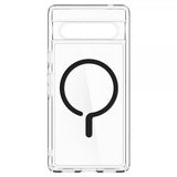 Spigen Google Pixel 7a -suojakuori Ultra Hybrid OneTap Metal Ring MagFit, musta