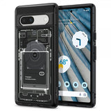 Spigen Google Pixel 7a Ultra Hybrid Zero One -suojakuori, musta