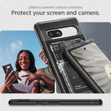 Spigen Google Pixel 7a Ultra Hybrid Zero One -suojakuori, musta