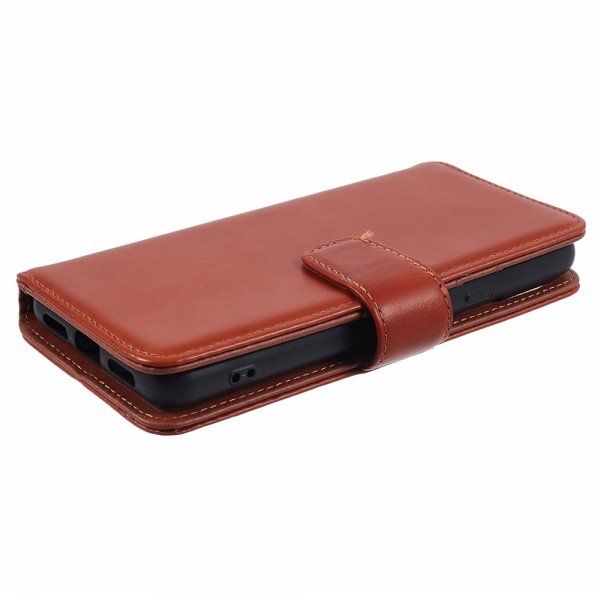 Nordic Covers Google Pixel 8 -kotelo Essential Leather Maple Brown