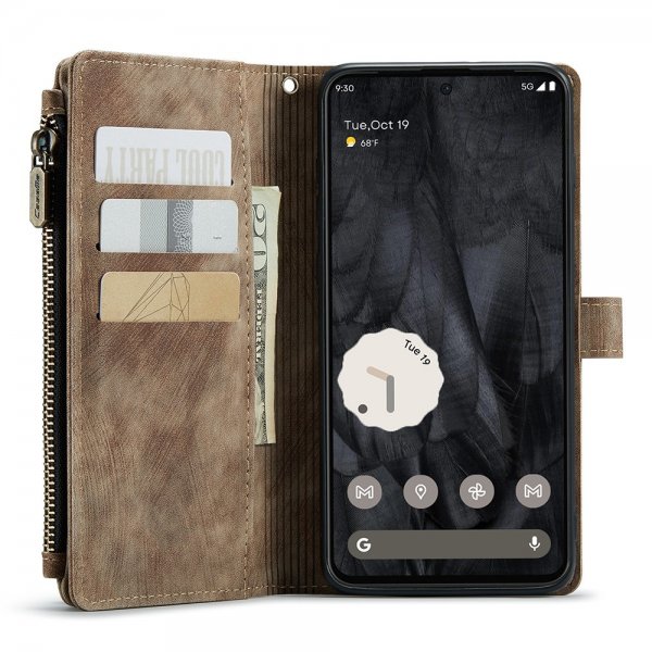 CaseMe Google Pixel 8 Pro Kotelo C30-sarja Ruskea