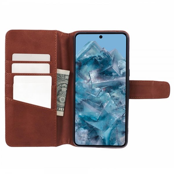 Nordic Covers Google Pixel 8 Pro suojakotelo Essential Leather Maple Brown