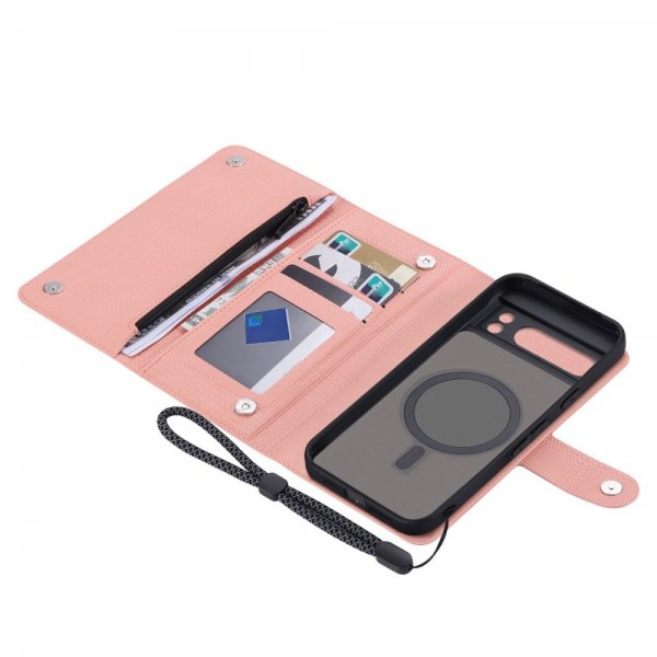 VILI Google Pixel 8 Pro Kotelo irrotettavalla kuorella GHB Series MagSafe Ruusu