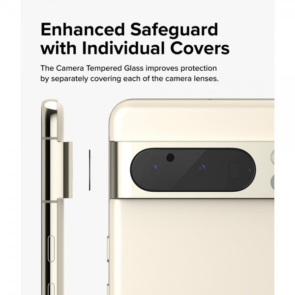 Ringke Google Pixel 8 Pro Kamerasuojalasi 3-pakkaus