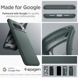 Spigen Google Pixel 8 Pro -suojakuori Liquid Air Abyss Green