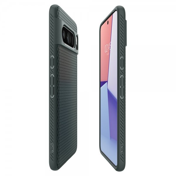 Spigen Google Pixel 8 Pro -suojakuori Liquid Air Abyss Green