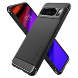 Spigen Google Pixel 8 Pro -suojakuori Rugged Armor Matte Black