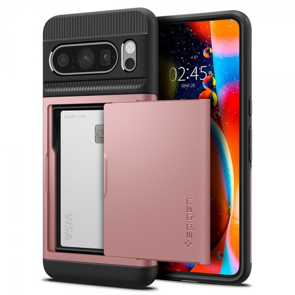 Spigen Google Pixel 8 Pro Suojakuori Slim Armor CS Rose Gold