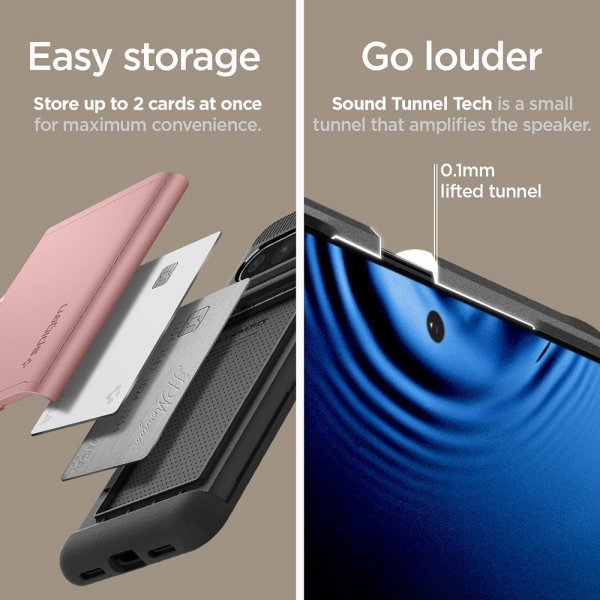 Spigen Google Pixel 8 Pro Suojakuori Slim Armor CS Rose Gold