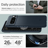 Spigen Google Pixel 8 Pro -kuori Thin Fit, Metal Slate