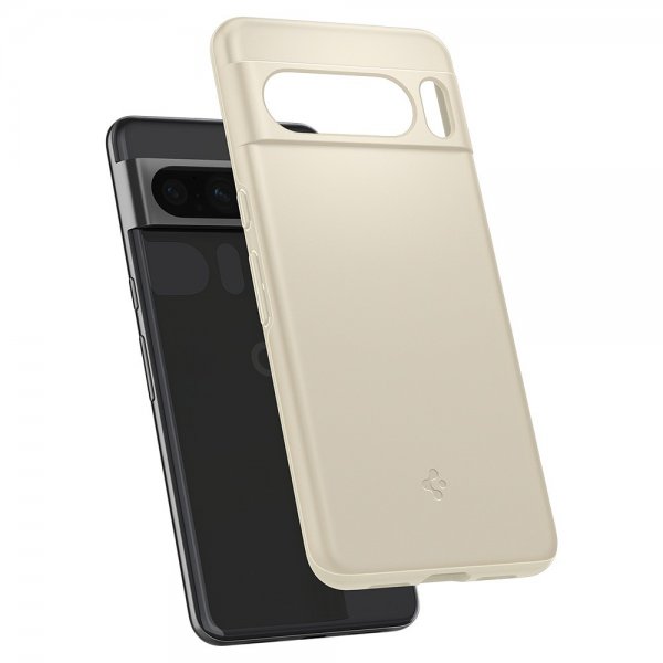 Spigen Google Pixel 8 Pro Thin Fit -suojakuori, Mute Beige