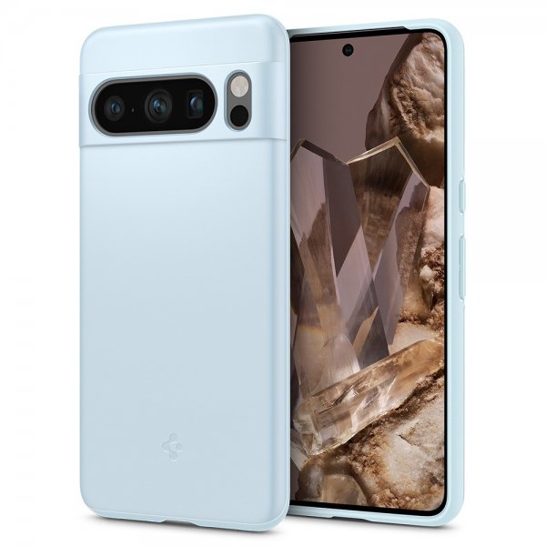 Spigen Google Pixel 8 Pro Thin Fit -suojakuori, Mute Blue