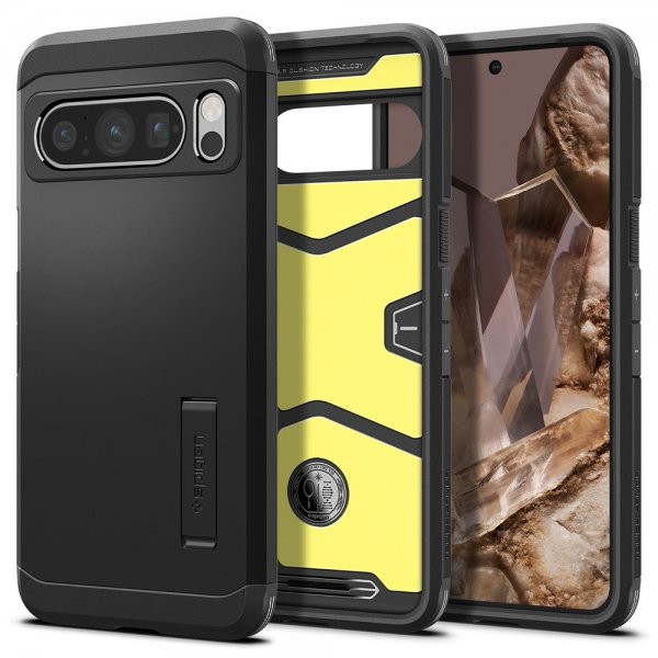 Spigen Google Pixel 8 Pro Suojakuori Tough Armor Musta