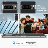 Spigen Google Pixel 8 Pro Ultra Hybrid -suojakuori, läpinäkyvä