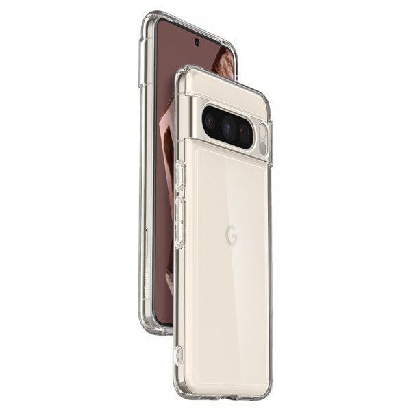 Spigen Google Pixel 8 Pro Ultra Hybrid -suojakuori, läpinäkyvä