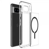 Spigen Google Pixel 8 -suojakuori Ultra Hybrid OneTap Ring MagFit, musta