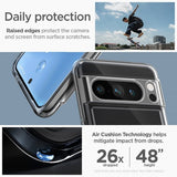 Spigen Google Pixel 8 Pro -kuori Ultra Hybrid OneTap Ring MagFit, musta