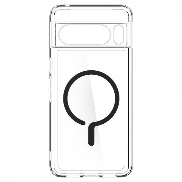 Spigen Google Pixel 8 Pro -kuori Ultra Hybrid OneTap Ring MagFit, musta