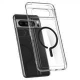 Spigen Google Pixel 8 Pro -kuori Ultra Hybrid OneTap Ring MagFit, musta