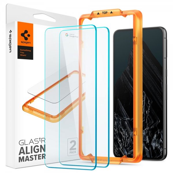 Spigen Google Pixel 8 Pro -näytönsuoja GLAS.tR ALIGNmaster 2 kpl