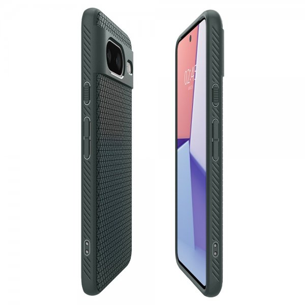 Spigen Google Pixel 8 -kuori Liquid Air Abyss Green