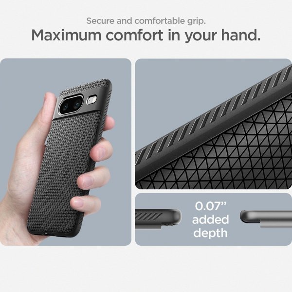 Spigen Google Pixel 8 Kuoret Liquid Air Matte Black