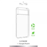 Puro Google Pixel 8 kuori, Nude Läpinäkyvä