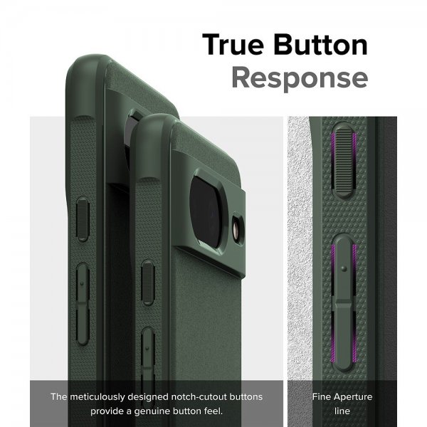 Ringke Google Pixel 8 -suojakuori Onyx Dark Green