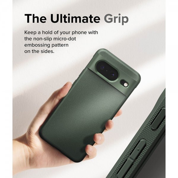 Ringke Google Pixel 8 -suojakuori Onyx Dark Green
