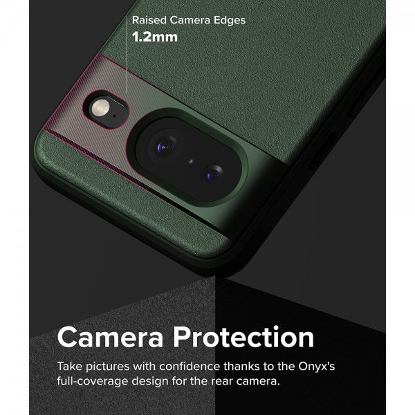 Ringke Google Pixel 8 -suojakuori Onyx Dark Green