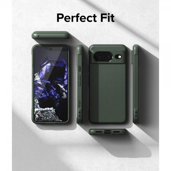 Ringke Google Pixel 8 -suojakuori Onyx Dark Green