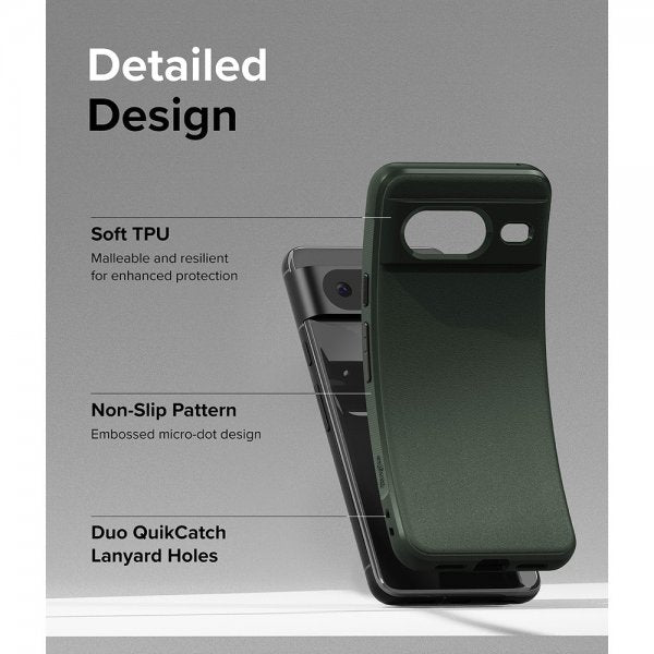 Ringke Google Pixel 8 -suojakuori Onyx Dark Green