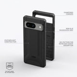 Urban Armor Gear (UAG) Google Pixel 8 Scout -suojakuori, musta