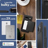 Spigen Google Pixel 8 Kuoret Slim Armor CS Musta