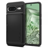 Spigen Google Pixel 8 Kuoret Slim Armor CS Musta