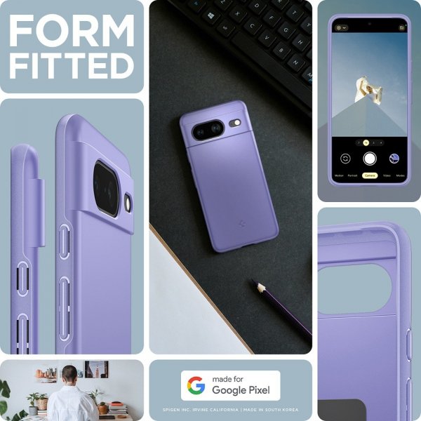 Spigen Google Pixel 8 Thin Fit -kuori, Awesome Violet
