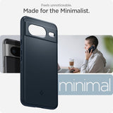 Spigen Google Pixel 8 -suojakuori Thin Fit Metal Slate