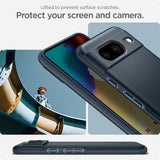 Spigen Google Pixel 8 -suojakuori Thin Fit Metal Slate