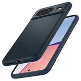 Spigen Google Pixel 8 -suojakuori Thin Fit Metal Slate