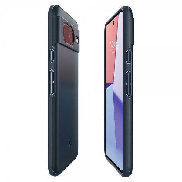 Spigen Google Pixel 8 -suojakuori Thin Fit Metal Slate