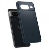 Spigen Google Pixel 8 -suojakuori Thin Fit Metal Slate