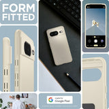 Spigen Google Pixel 8 Thin Fit -kuori, mykkä beige