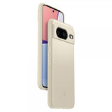 Spigen Google Pixel 8 Thin Fit -kuori, mykkä beige