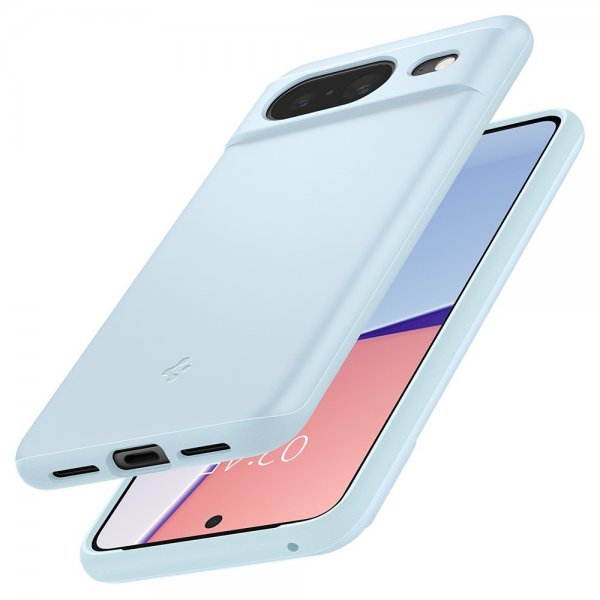 Spigen Google Pixel 8 Thin Fit -suojakuori, Mute Blue