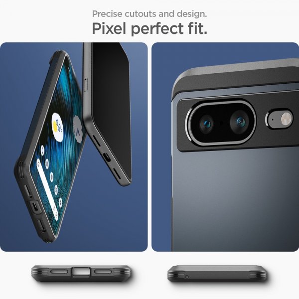 Spigen Google Pixel 8 -suojakuori Tough Armor Metal Slate