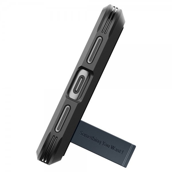 Spigen Google Pixel 8 -suojakuori Tough Armor Metal Slate