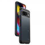 Spigen Google Pixel 8 -suojakuori Tough Armor Metal Slate