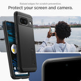 Spigen Google Pixel 8 -suojakuori Tough Armor, musta
