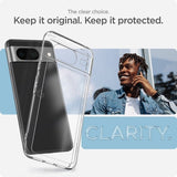 Spigen Google Pixel 8 Suojakuori Ultra Hybrid Crystal Clear