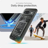 Spigen Google Pixel 8 -suojakuori Ultra Hybrid Zero One, musta